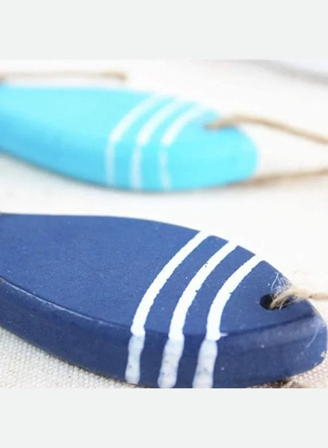 3 Pieces Wooden Fish Wooden Fish Mediterranean Maritime Wall Decoration - Fatio General Trading