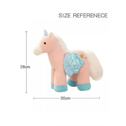 Pink Stuffed Soft Unicorn Toy