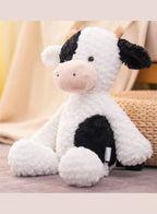 35cm Cow Plush Toy Soft Cute Animal Dolls from Pure Cotton Desktop Decoration Stuffed Cartoon Doll Children Plush Toy Birthday Gift - Fatio General Trading