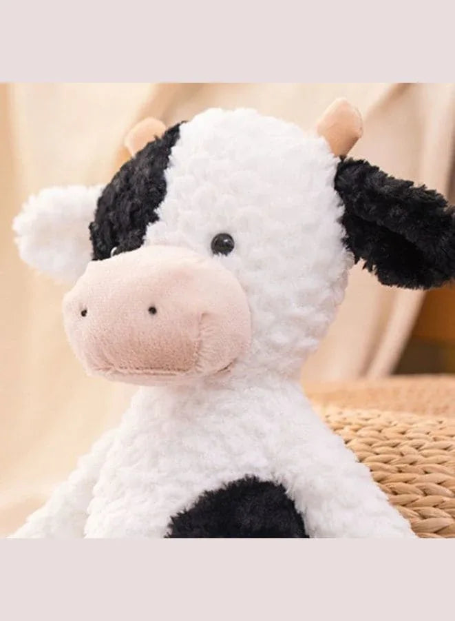 35cm Cow Plush Toy Soft Cute Animal Dolls from Pure Cotton Desktop Decoration Stuffed Cartoon Doll Children Plush Toy Birthday Gift - Fatio General Trading
