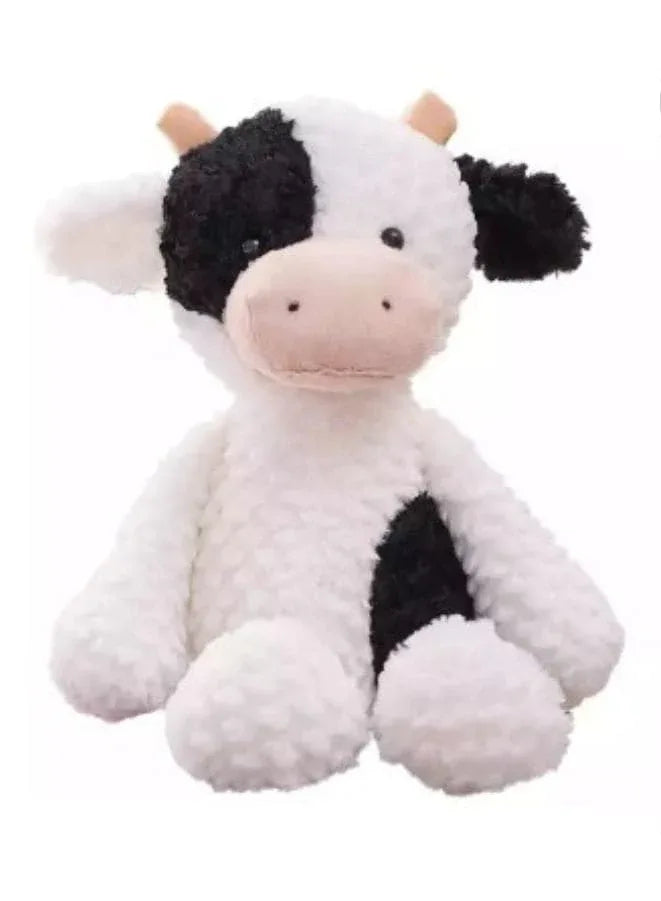 35cm Cow Plush Toy Soft Cute Animal Dolls from Pure Cotton Desktop Decoration Stuffed Cartoon Doll Children Plush Toy Birthday Gift - Fatio General Trading