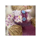 35cm Handmade Straw Rabbit Straw Bunny for Easter Day Artificial Animal Home Furnishing Shop Decoration, Bunny 11 - Fatio General Trading