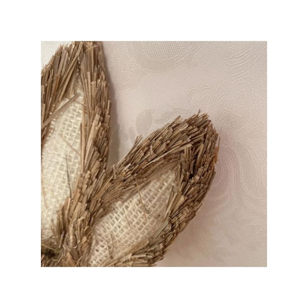 35cm Handmade Straw Rabbit Straw Bunny for Easter Day Artificial Animal Home Furnishing Shop Decoration, Bunny 13 - Fatio General Trading