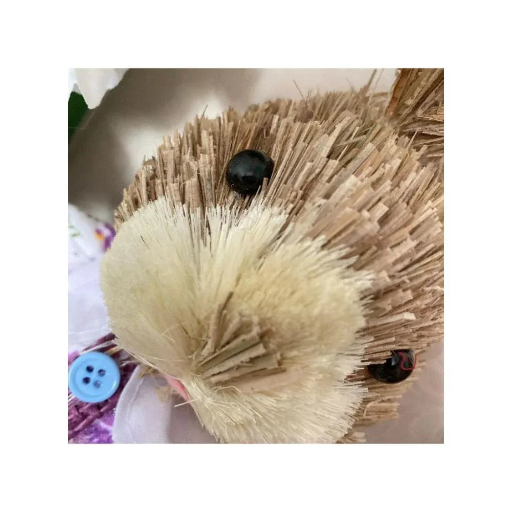 35cm Handmade Straw Rabbit Straw Bunny for Easter Day Artificial Animal Home Furnishing Shop Decoration, Bunny 14 - Fatio General Trading