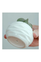 6 Pcs Geometric Succulent Indoor Flower Pots, Set of 6 White Ceramic Succulent Wave Design Plant Pots with Bamboo Tray (Plants NOT Included) - Fatio General Trading