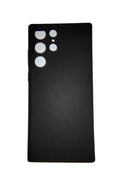 Samsung Galaxy S22 Ultra Silicone Case, Super-Slim, Advanced Shock-Absorbent Scratch-Resistant Silicon Case Cover For Samsung Galaxy S22 Ultra, Black Fatio General Trading