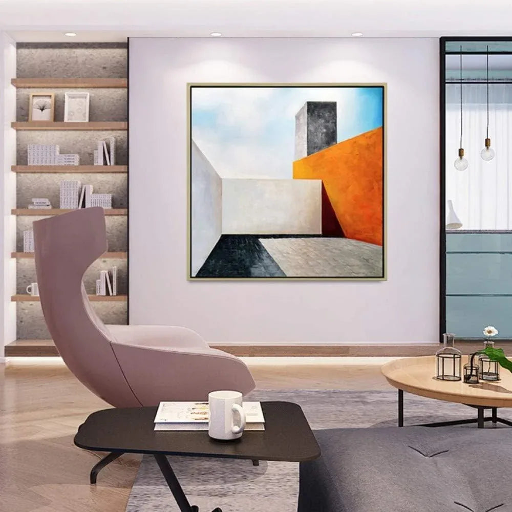 Abstract Wall Art for Living Room & Bedroom – Printed Canvas Wall Deco