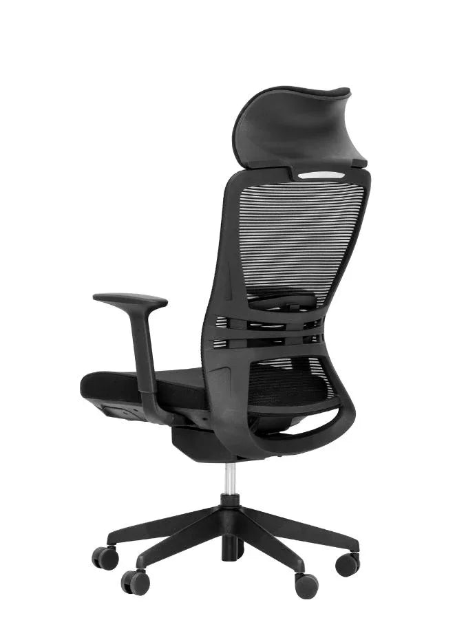 Black ergonomic office chair
