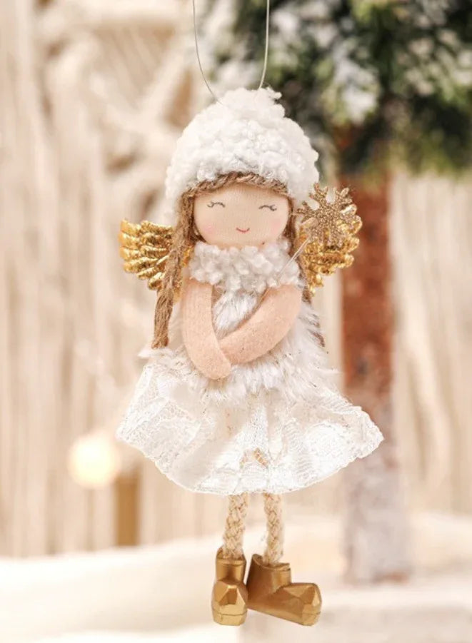 White angel for christmas decoration