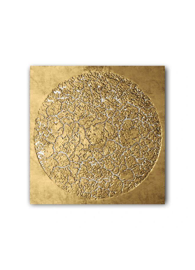 Hand-Painted Abstract Wall Art – Set of 3 Floating Frame Canvas Paintings – Living Room & Office Décor