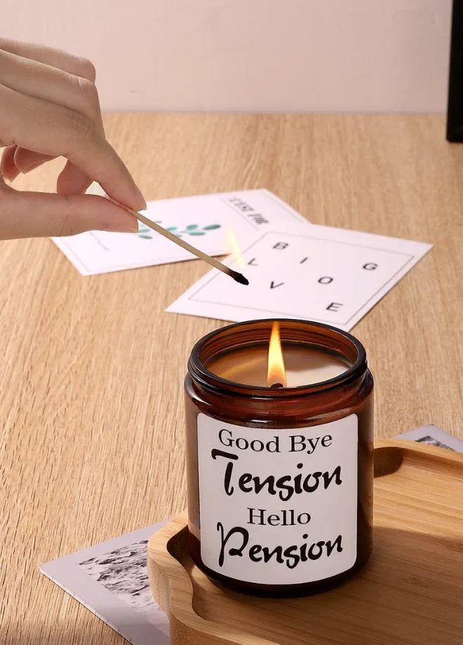 Floral Scented Candle for Home – Long Lasting Aromatherapy Candle with Up to 45 Hours Burn Time – Relaxing & Calming Fragrance for Stress Relief, Bedroom & Living Room