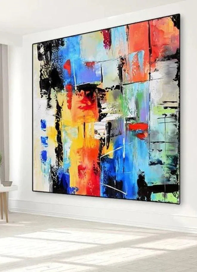 Abstract Wall Decor for Living Room Bedroom Wall Art Paintings Abstract Ink painting Wall Artworks Hang Pictures for Office Decoration, Design 16 - Fatio General Trading