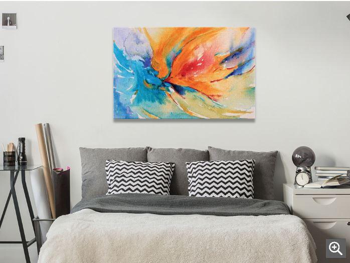 Abstract Wall Decor for Living Room Bedroom Wall Art Paintings Abstract Ink painting Wall Artworks Hang Pictures for Office Decoration, Design 21 - Fatio General Trading