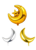 Magical Moon-Shaped Balloon Set: Illuminate Your Celebrations with Enchanting Elegance