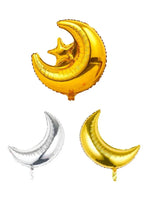 Magical Moon-Shaped Balloon Set: Illuminate Your Celebrations with Enchanting Elegance