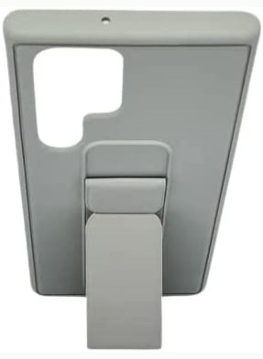 Samsung Galaxy S22 Ultra with Magnetic Stand & Holder, Premium Silicone Hand Strap Grip, (Gray) Fatio General Trading