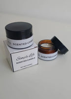 Premium Glass Jar Scented Candle with Romantic Floral Fragrance and Long Lasting Burn Time Up to 40 Hours, Available in Rose, Lavender, Oud, Gardenia, Lemon, Vanilla, Cedar and Woodm Lake Scents